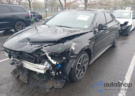 2021 Hyundai Sonata N Line z USA, uszkodzony, nr VIN 5NPEK4JC0MH127372